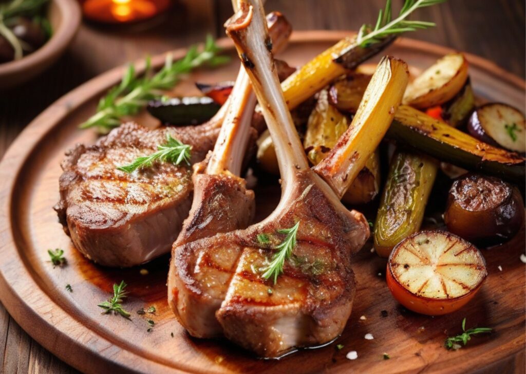 Lamb Cutlets at village indigo